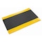 Crown Matting Technologies Antifatigue Mat, 12' L x 4' W, 9/16" Thickness, High density PVC top, Black/Yellow WB Z412YP - alternate 1